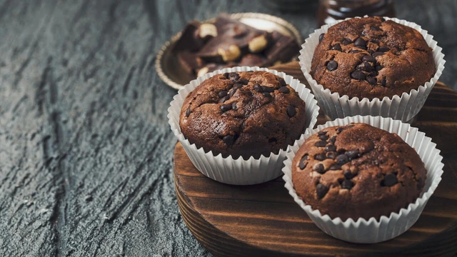 Receita Fácil de Muffins de Maçã Saudáveis